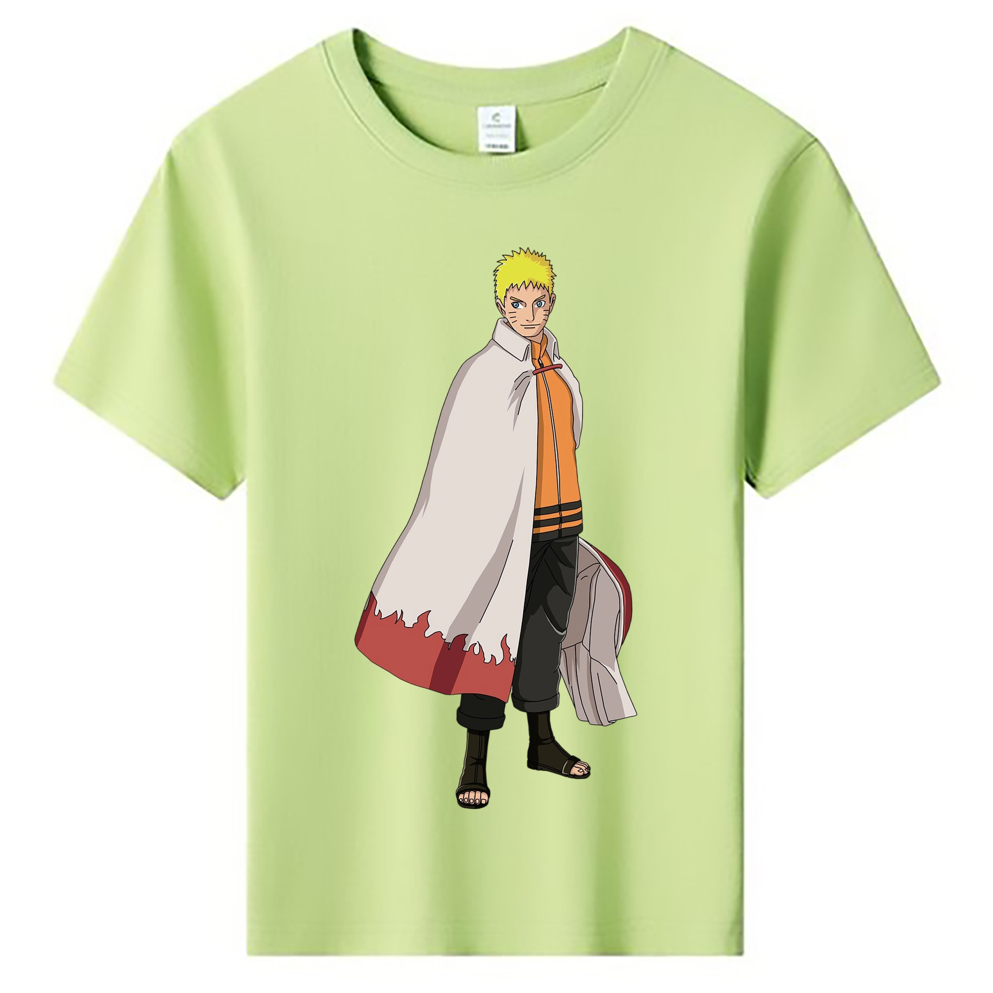 （画像用） NARUTO -ナルト- うずまき ナルト Uzumaki Naruto 綿100％キッズTシャツ（フロントプリント）